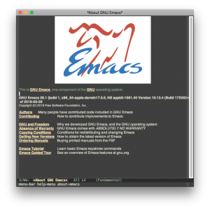 emacs for mac osx